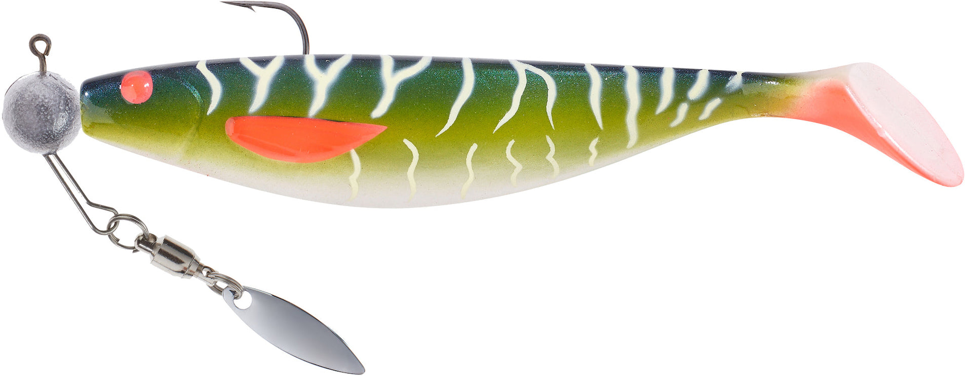 Shirasu Jig Head with Spin Blade