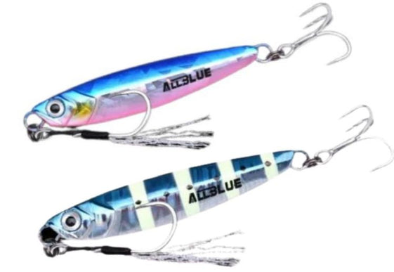 Premium 30g Casting Jig Lure – 68mm Luminous Saltwater Fishing Jig