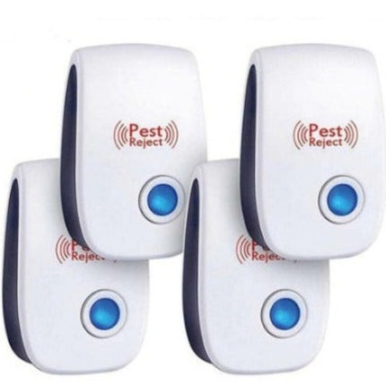 4 Pack Ultrasonic Electric Plug In Indoor Pest Repellant