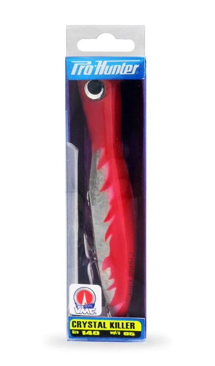 Pro Hunter Crystal Killer - Popper Red   - Great for Kingfish