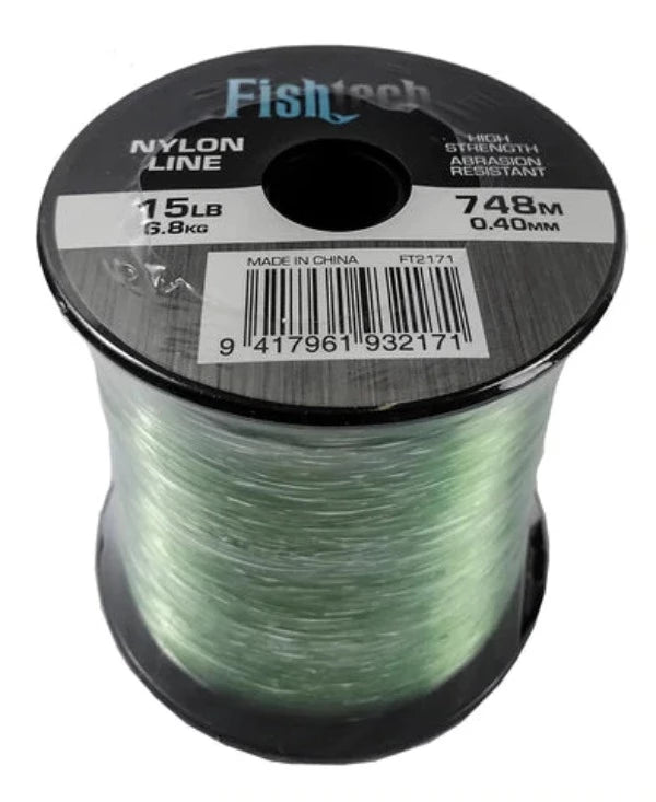 Nylon Fishing Line - 15LB - 748m Rolls