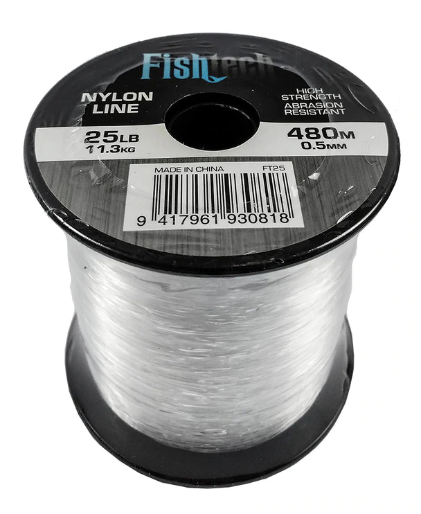 Nylon Fishing Line - 25LB - 480m Rolls