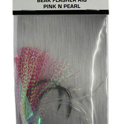 Beak Hook Flasher Rig  - PINK N PEARL