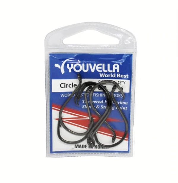 Youvella Circle Hooks 6/0 (6 PER PACK)