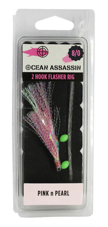 Ocean Assassin Pink N Pearl Flasher Rig