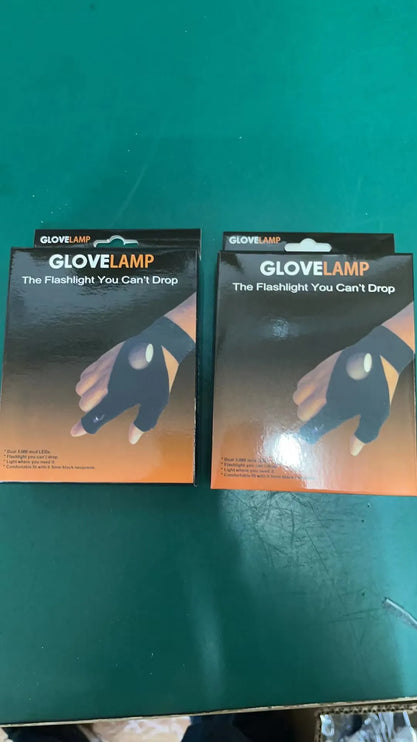 Finger Glove with LED Light Flashlight