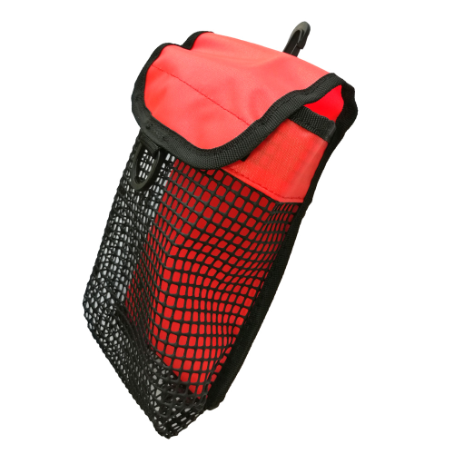 SMB Surface Marker Buoy Pouch Diving Reel Mesh Storage Holder Bag