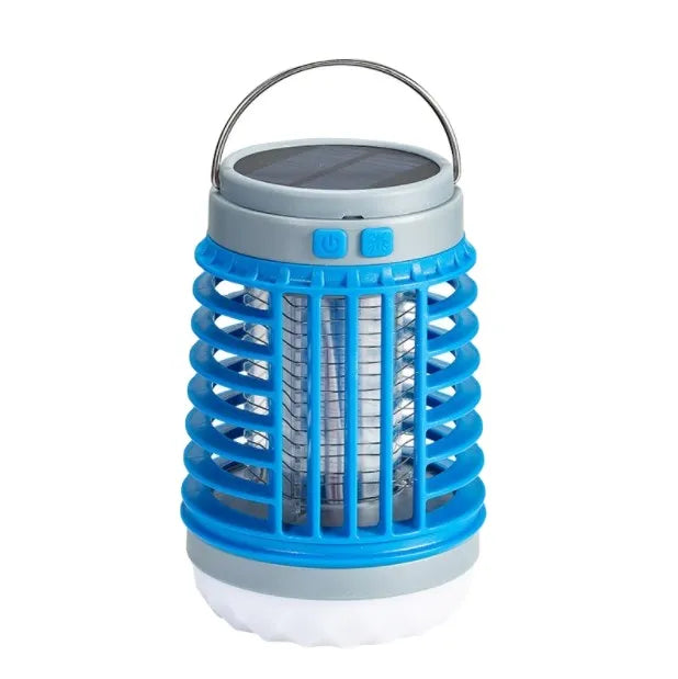 Solar Powered  Rechargeable 3 in 1 Mosquito Zapper - Lantern & Torch