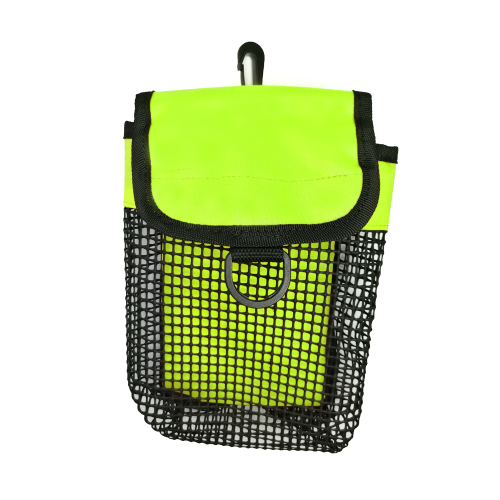 SMB Surface Marker Buoy Pouch Diving Reel Mesh Storage Holder Bag