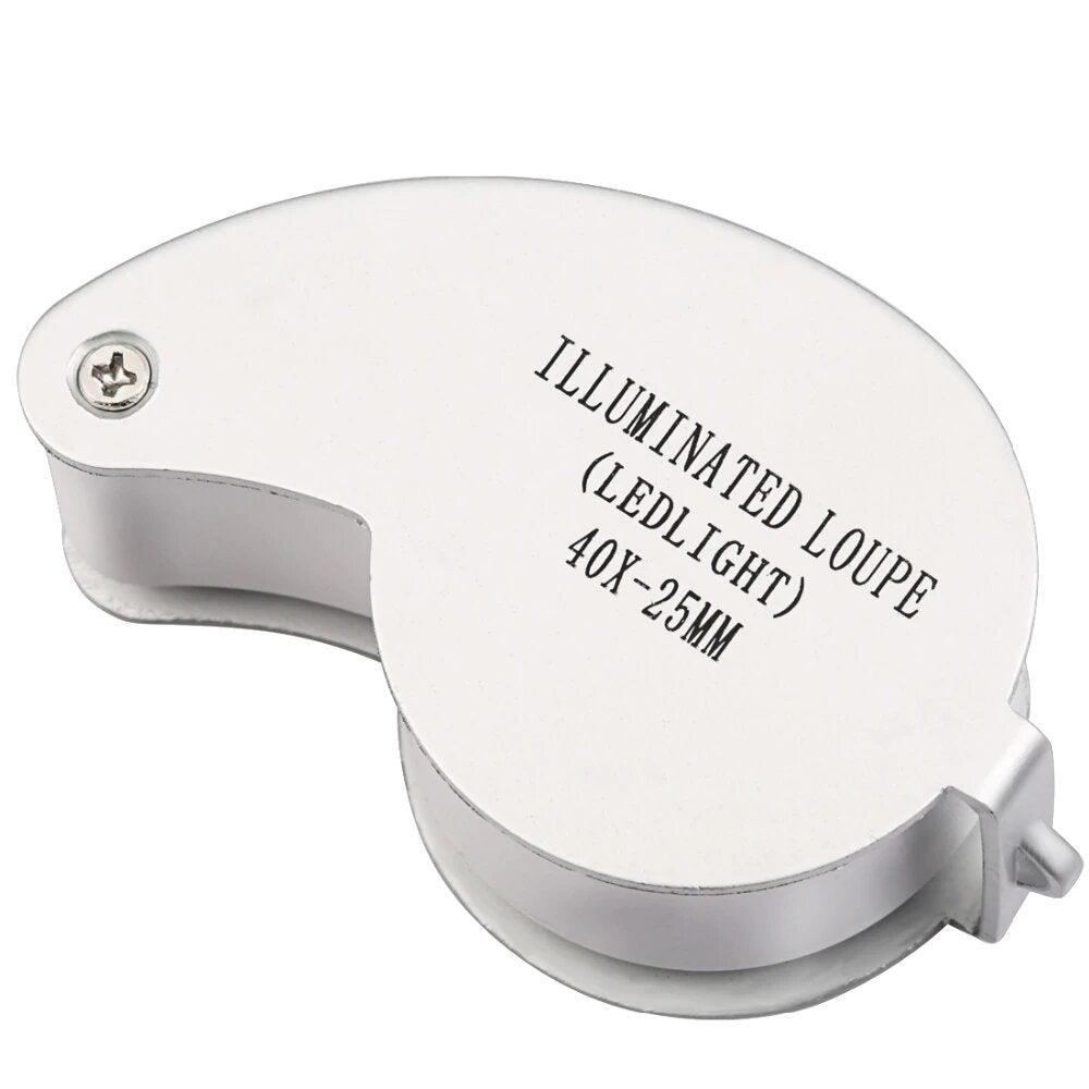 40X Portable Folding Magnifier Loupe - Illuminated Magnifier – NZ Diver