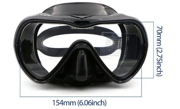 Silicone Freediving Mask