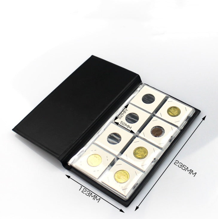 80 Cardboard Coin Holder Album with 10 pages