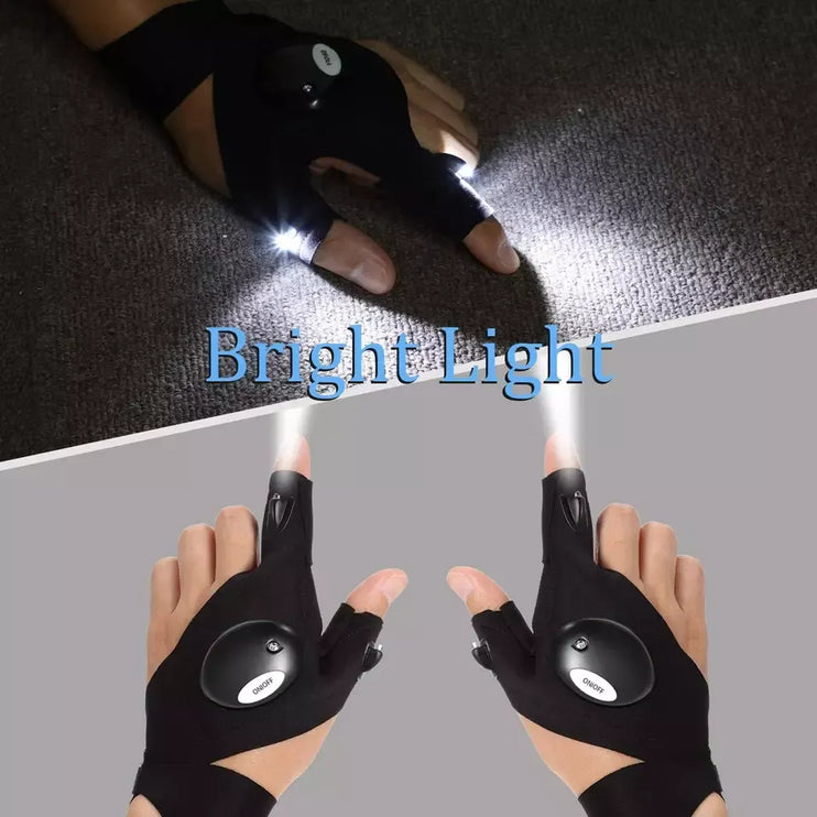 Fishing Light You Cant Drop -  LED Flashlight Gloves