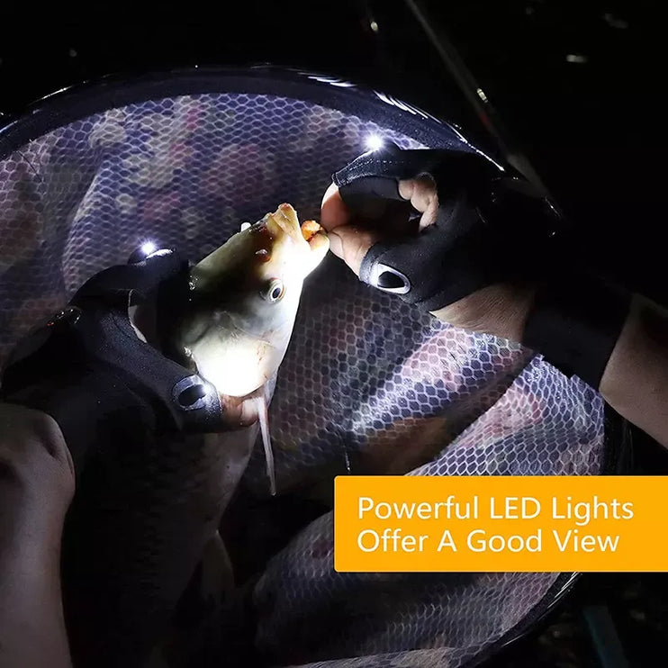 Fishing Light You Cant Drop -  LED Flashlight Gloves