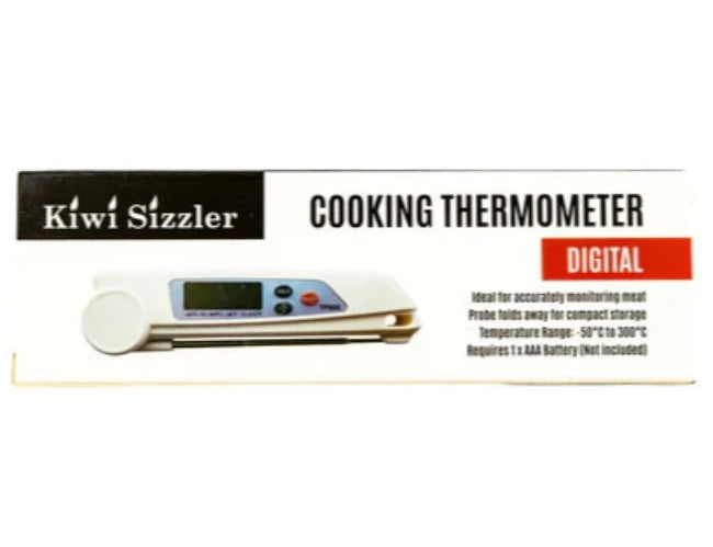 Kiwi Sizzler Instant Read Digital BBQ Thermometer – Foldable