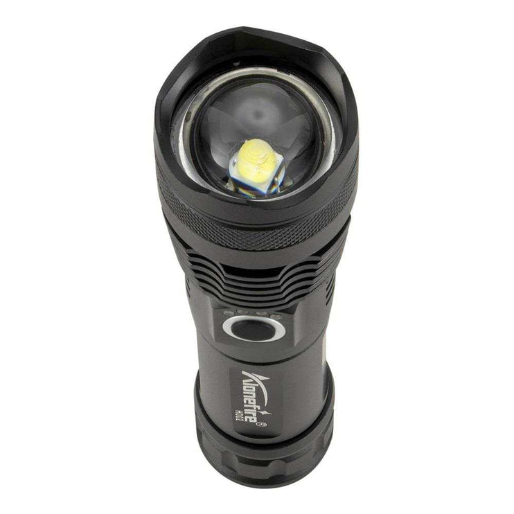 High power LED Zoom Flashlight - Multi Fuction - USB Charged