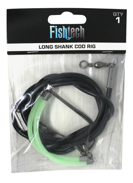 Fishtech Cod Long Shank Rig  (2 hook)