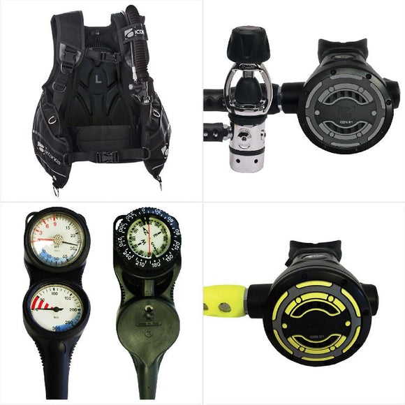 Atlantis BCD and Regulator  Gauges inc Compass Package 3