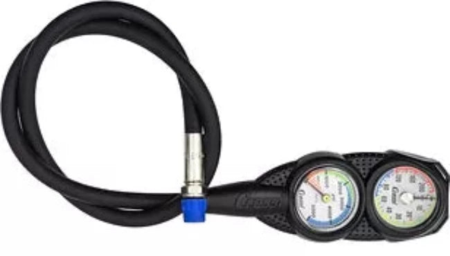 Cressi Mini Console 2 Depth/Pressure Gauge Bar