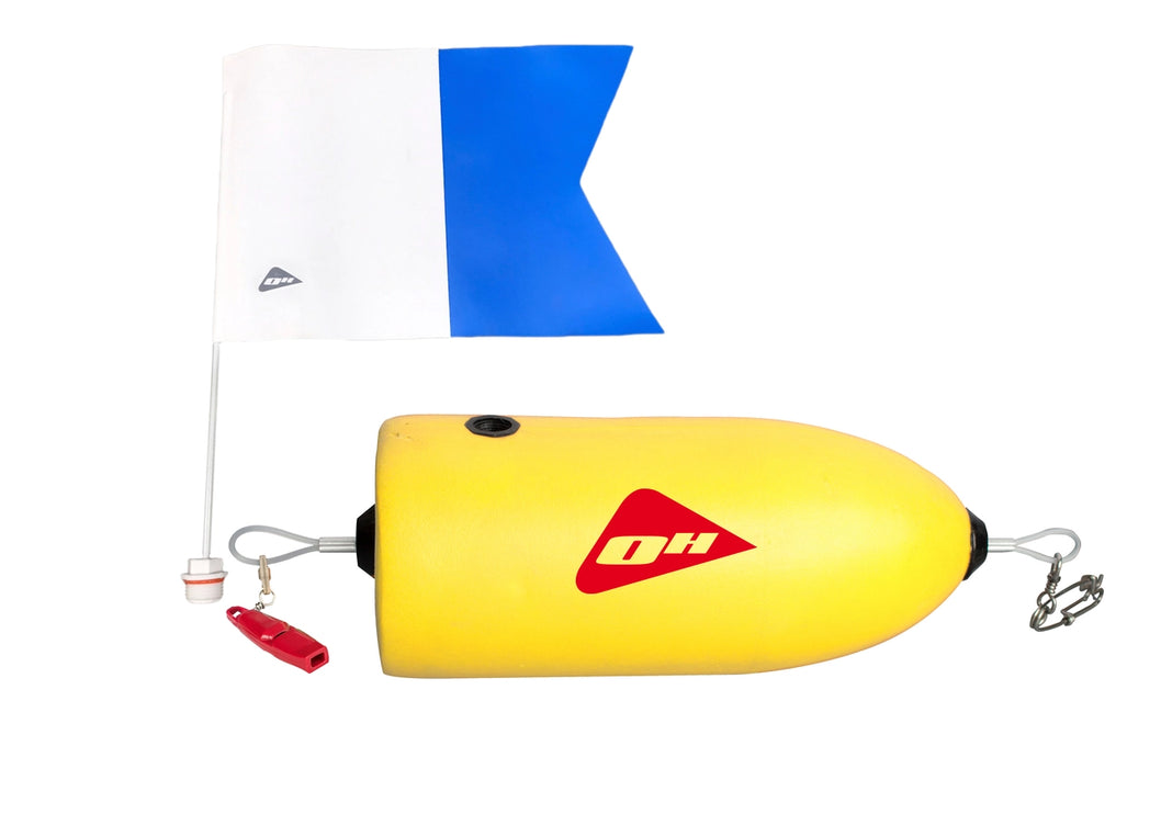 OH Torpedo Foam float with Flag and Whistle