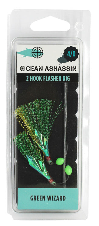 Ocean Assassin Green Wizard Flasher Rig