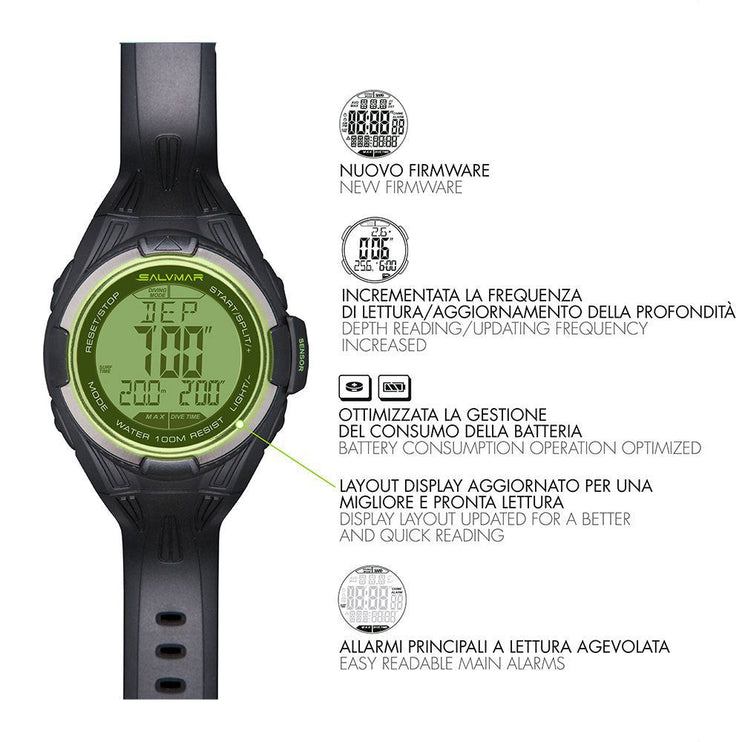 Salvimar One Plus Freediving Watch / Dive Computer