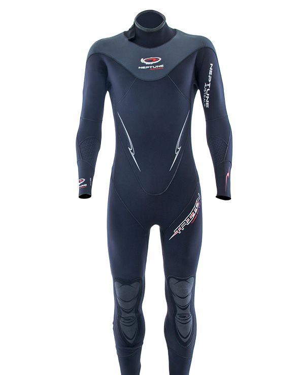 Neptune Escape Semi-Dry Mens Dive Wetsuit 7/5mm Size 3 /Medium